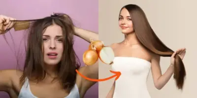 Fios brilhantes e 4cm maior: Máscara com cebola +1 ingrediente melhor que queratina ressuscita cabelo da UTI