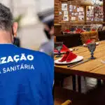 A interdição urgente da Vigilância Sanitária de restaurante (Foto: Reprodução - Freepick, Montagem - TV Foco)