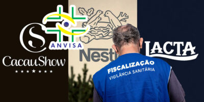 ANVISA - Nestlé, Lacta e Cacau Show (Foto: Reprodução, Montagem - TV Foco)
