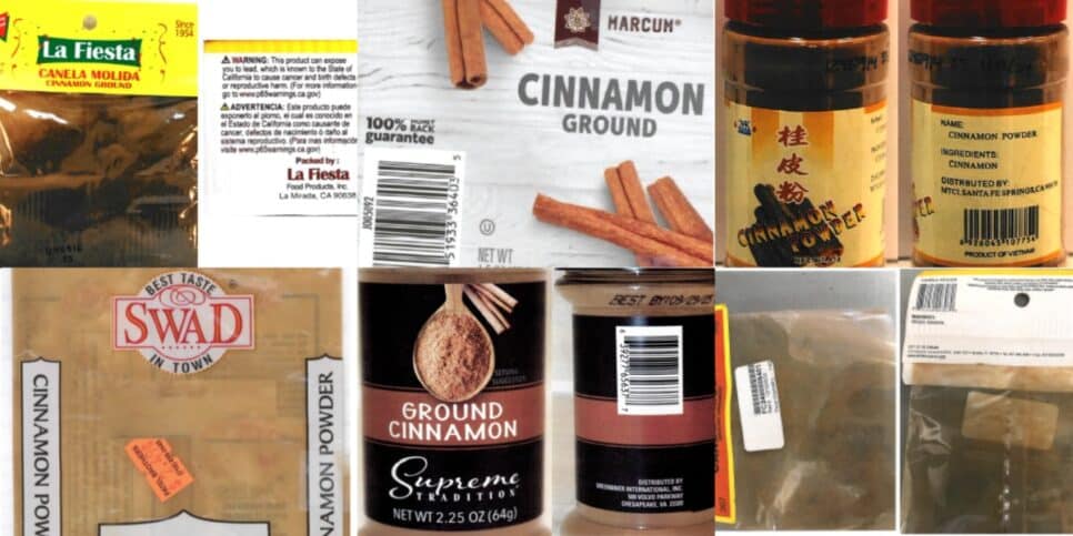 As marcas removidas dos mercados pela FDA (Foto: Reprodução/ FDA)