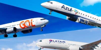 Azul, Go, Latam - Montagem