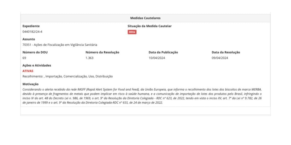 Determinação (Foto: Reprodução / site oficial do governo)