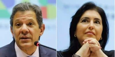 Haddad / Tebet - Montagem: TVFOCO