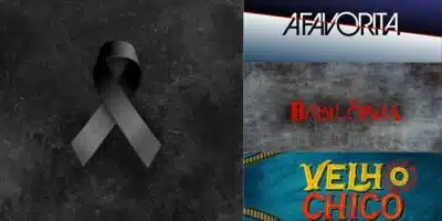 Imagem de luto / A Favorita / Babilônia / Velho Chico - Montagem: TVFOCO