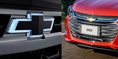 Logo da Chevrolet / Onix - Montagem TVFOCO