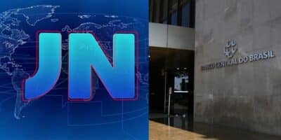 Logo do Jornal Nacional / Banco Central - Montagem: TVFOCO