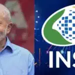 Lula, fogos de artifício e logo do INSS (Fotos: Reproduções / Andre Penner/AP / freepik / Internet)