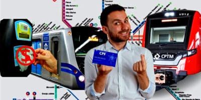 Lista de CPFs conseguem se locomover de metrô e trens da CPTM de graça (Foto Reprodução/Montagem/Lennita/Tv Foco/Canva/Metrô/CPTM)