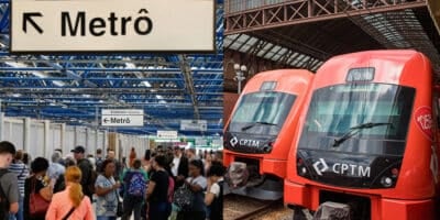 Metrô e CPTM de São Paulo (Foto: Reprodução, Montagem - TV Foco)