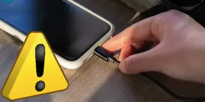 AVISO IMPORTANTE: Não carregue o seu celular dessa maneira de nenhuma forma, pode ser perigoso