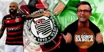 Probabilidade de Gabigol ir para o rival do Corinthians e do Palmeiras é levantada durante o programa 