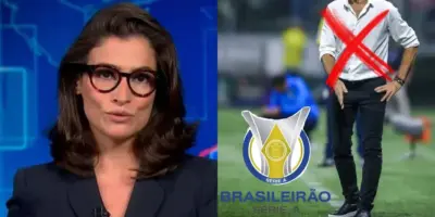 “Deixou o comando”: O anúncio de Renata ao parar o JN com demissão de técnico da série A e notícia de prisão
