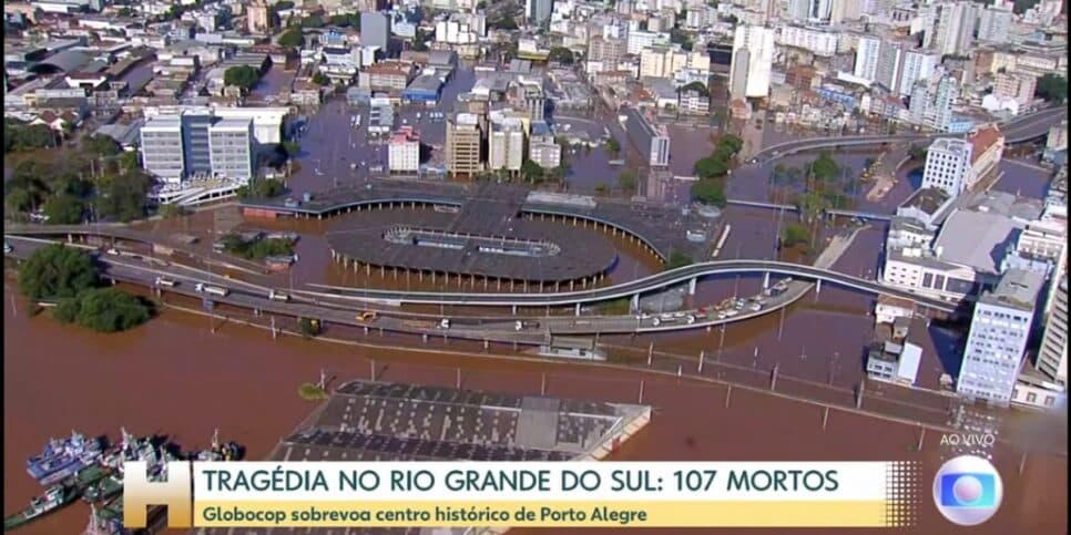 Tragédia no Rio Grande do Sul (Foto: Reprodução / Globo)