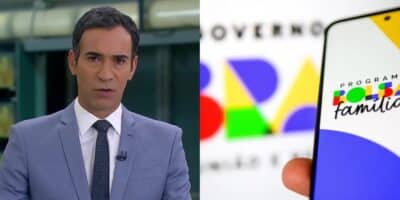 Tralli faz anúncio sobre o Bolsa Família (Foto: Reprodução/ Montagem TVFOCO)