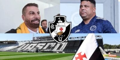 Pedrinho, Vasco e Ronaldo - Montagem Tv Foco