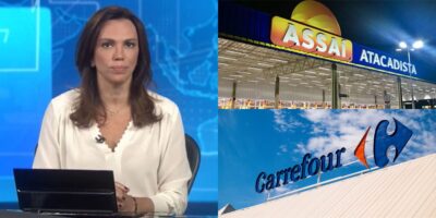 Ana Paula Araújo comentou sobre leis que atingem Assaí e Carrefour (Reprodução: Montagem TV Foco)