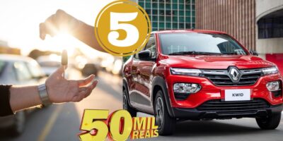 5 carros mais populares que o Kwid (Foto: Reprodução / Canva / Montagem TV Foco)