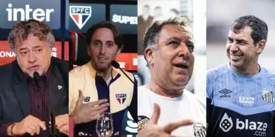Casares e Marcelo no chão: Enquanto Zubeldia ganha R$1mi por mês no São Paulo, o salário de Carille no Santos