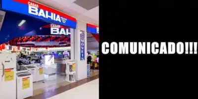 Fim de serviço amado das Casas Bahia - Foto: Montagem