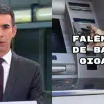 César Tralli fala de falência de banco (Foto: Divulgação)