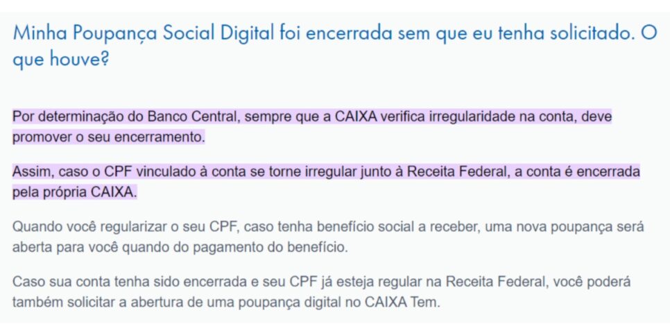 Comunicado da Caixa - (Foto: Reprodução / Internet)