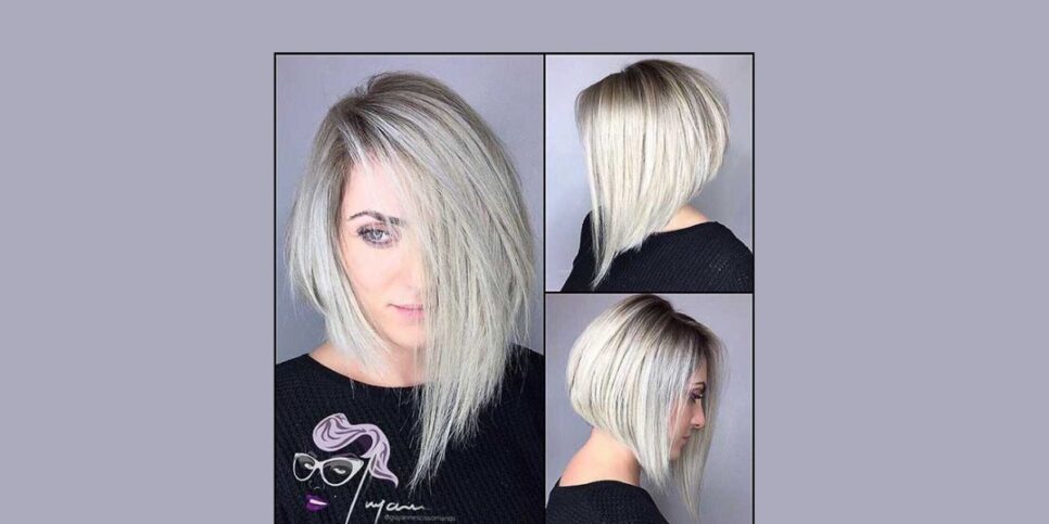 Corte de cabelo Bob assimétrico (Foto Reprodução/Montagem/Tv Foco/Salão Virtual)