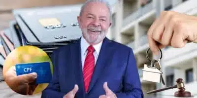 CPF, cartão de crédito, Lula, Lei e chave de apartamento (Foto: Reprodução / Canva / Montagem TV Foco)