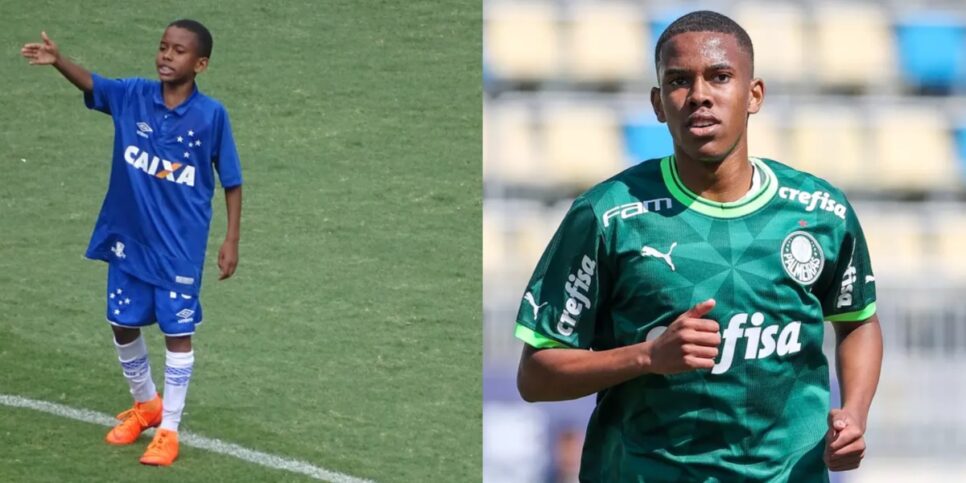 Estêvão William no Cruzeiro e Palmeira - (Foto: Reprodução / Internet)