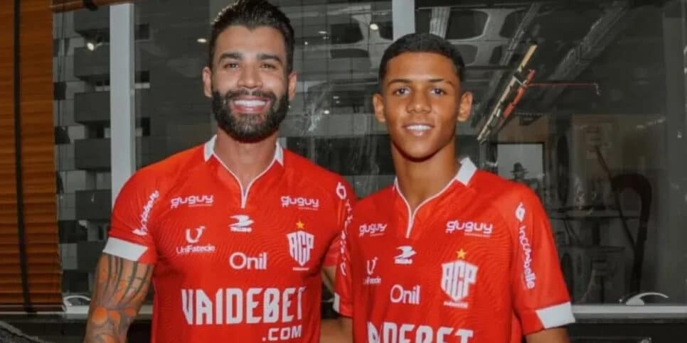 Gustavo Lima e Akiles (Foto: Divulgação)