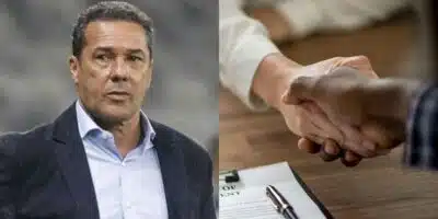 Luxemburgo volta para comemorar contratação de gigante (Reprodução: Montagem TV Foco)