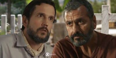 Egídio e José Inocêncio em Renascer (Foto: Reprodução / Globo / Montagem TV Foco)