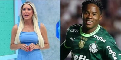 Renata Fan paralisa o Jogo Aberto com substituto de Endrick no Palmeiras - Foto: Montagem