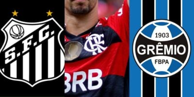 Santos e Grêmio entram em guerra por craque do Flamengo de R$22 milhões - (Foto: Reprodução / Internet)