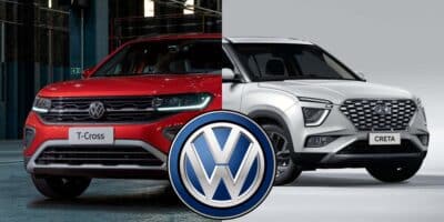 Volkswagen traz mudança no T-Cross para derrubar o Creta (Reprodução: Montagem TV Foco)