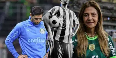 Abel e Leila com jogador - Foto Reprodução Internet