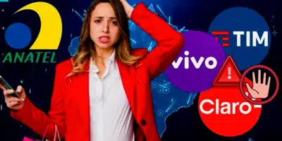 Anatel pode obrigar operadoras como Vivo, Tim e Claro a suspender serviço crucial (Foto Reprodução/Montagem/Canva/Logos/ANATEL)