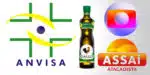 Anvisa - Globo - Assaí Atacadista - Azeita da Gallo (Foto: Montagem - TV Foco)
