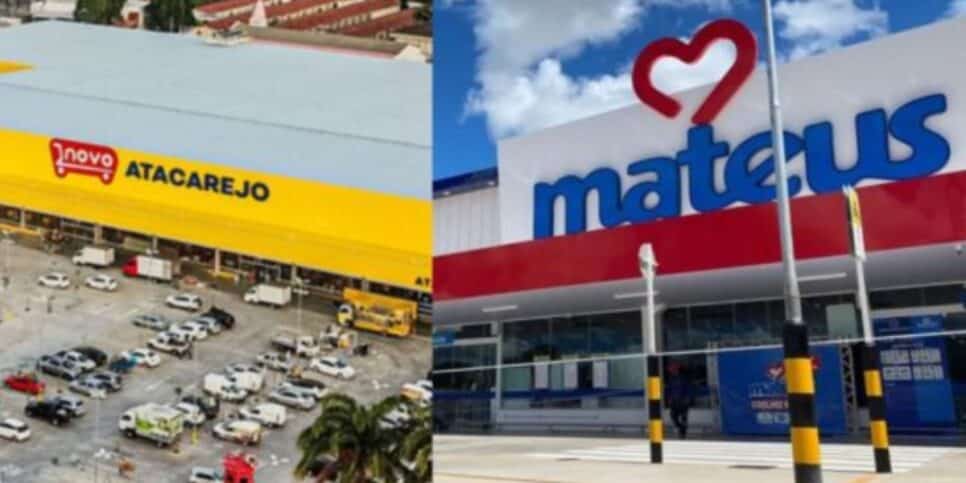 Atacarejo e Mateus (Fotos: Reproduções / Internet) 