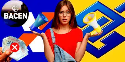 Banco do Brasil e Caixa anunciam nova moeda do BC (Foto Reprodução/Montagem/Lennita/Tv Foco/Canva/BB/Caixa)