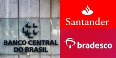 Banco Central e Santander com Bradesco - Foto Reprodução Internet