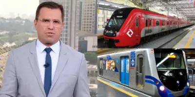 Pode se despedir: Bocardi paralisa Globo com notícia de fim de serviço crucial atingindo a CPTM e o metrô de SP
