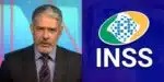 Bonner para JN com nova lei armada que atinge salário do INSS (Foto: Reprodução/ Internet)