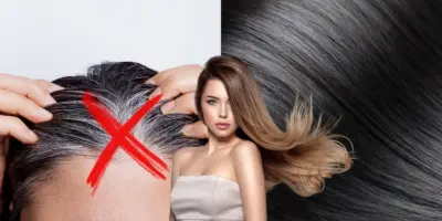 Tinta natural com apenas 2 ingredientes dá FIM até o último fio de cabelo branco