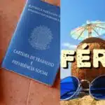 Carteira de trabalho / Férias - Montagem: TVFOCO
