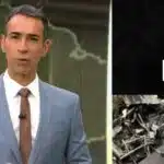 César Tralli no Jornal Hoje, imagem de luto e destroços de avião (Fotos: Reproduções / Globo / Canva)