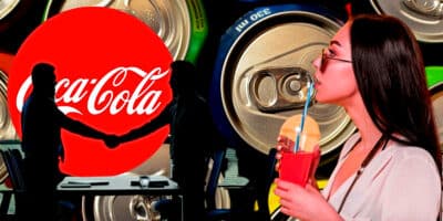 Coca-Cola acabou comprando rival após não suportar a concorrência (Foto Reprodução/Montagem/Lennita/Tv Foco/Canva/Mundo das Marcas)