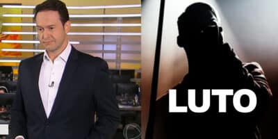 Edu Ribeiro no Fala Brasil da Record - Morte de cantor em grave acidente (Foto: Reprodução, Montagem - TV Foco)
