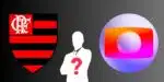 Escudo Flamengo e logo da Globo (Foto - Montagem TV foco)