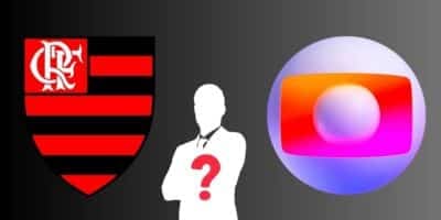 Escudo Flamengo e logo da Globo (Foto - Montagem TV foco)