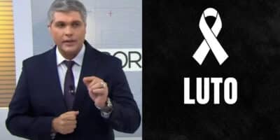 Joel Datena - Luto com morte de famosa (Foto: Reprodução - Band, Montagem - TV Foco)